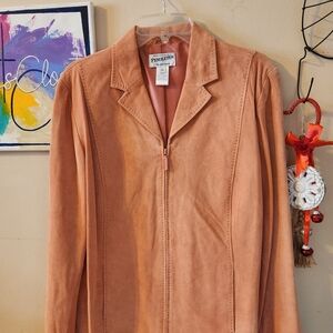 Pendleton Women's Salmon Pink Full Zip Jacket